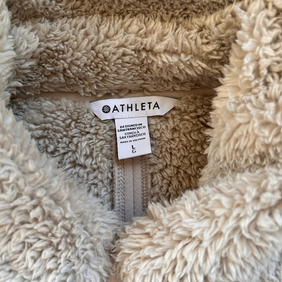 Athleta Off-White Teddy Jacket - Picture 9 of 14